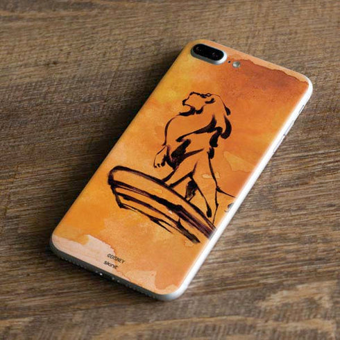 Disney The Lion King Mufasa Water Color Art iPhone 8 Plus Skin